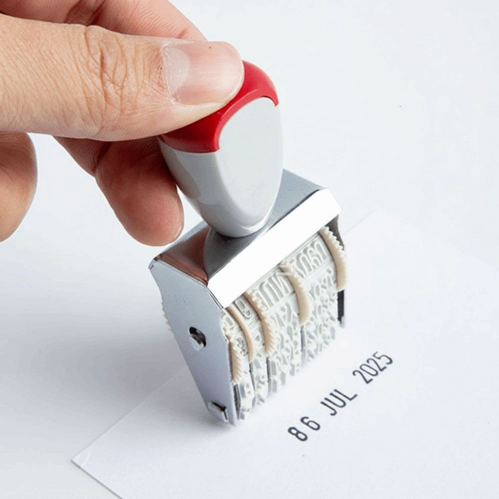 Tampon dateur numérique pratiq - Rubber Date Stamp avis et prix